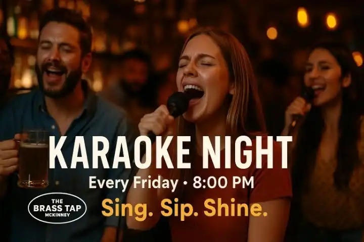 Karaoke Night 8pm-Midnight
