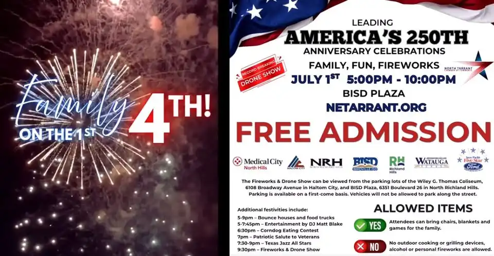 FAMILY FIREWORKS (on the 1st)