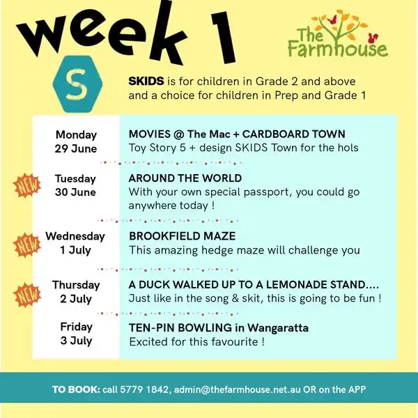 Mansfield’s Ultimate School Holiday Program - Week 1