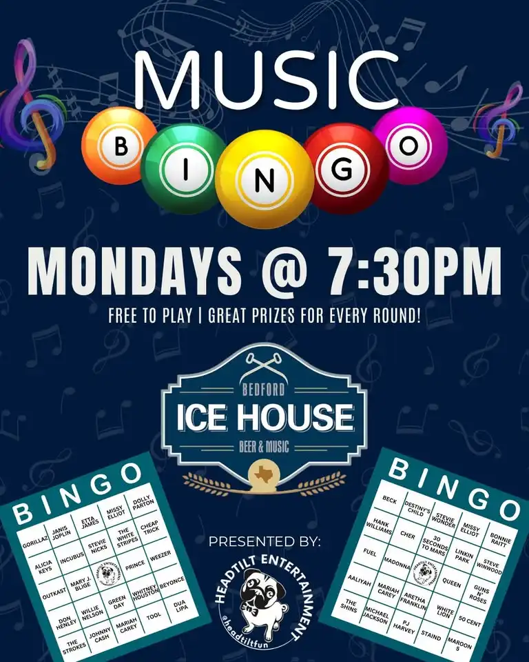 Music Bingo at Bedford Ice House