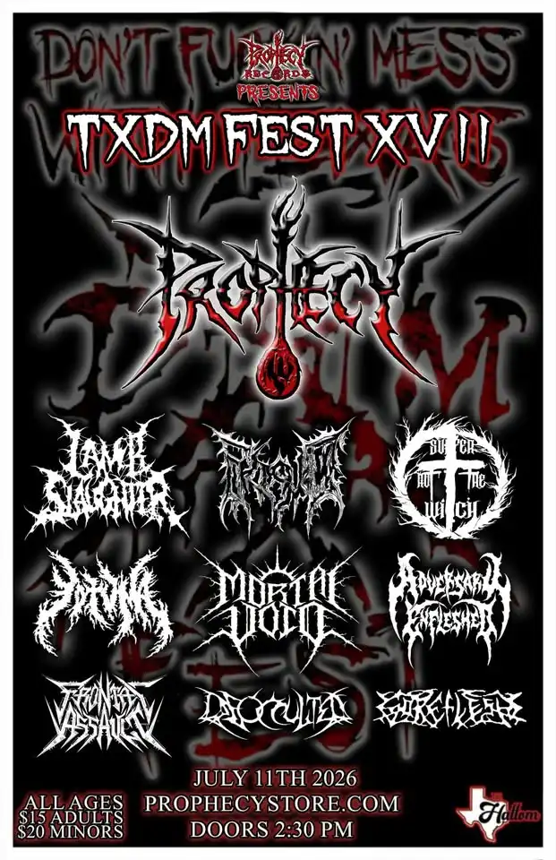 7-11-26 TXDM FEST XVII JAMES / BILL BDAY BASH!!!