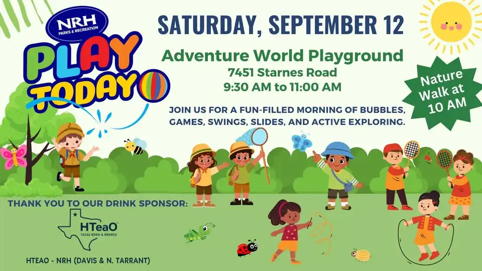 Play Today NRH - Adventure World Playground with Nature Walk