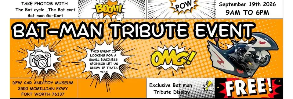 DFW Car & Toy Museum Kicks Off a Batman Tribute Event