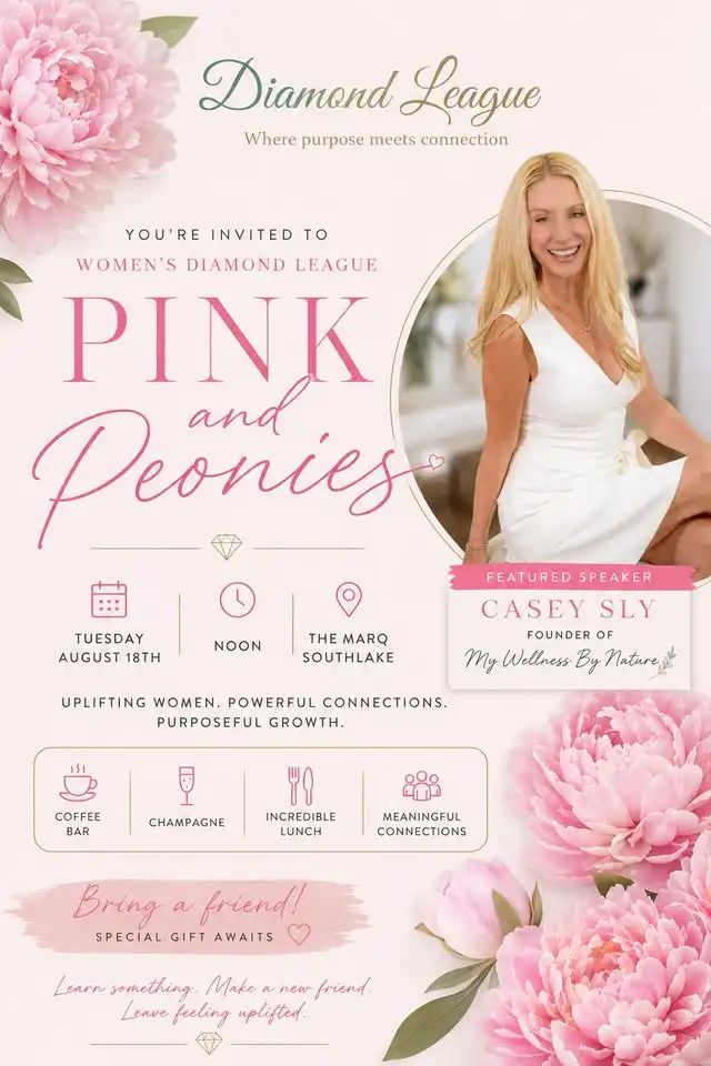 Pink & Peonies Diamond League Luncheon Featuring Casey Sly