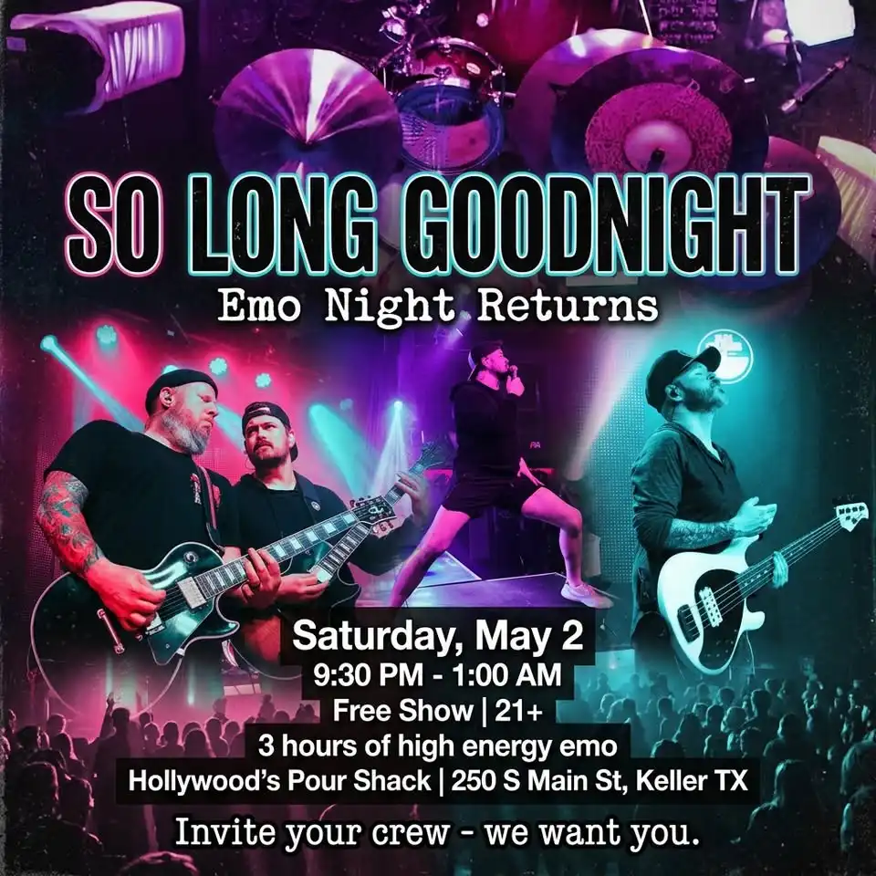 So Long Goodnight’s Emo Night at Pour Shack