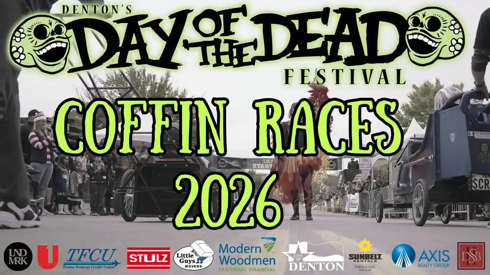Denton's Day of the Dead Festival -Coffin Races