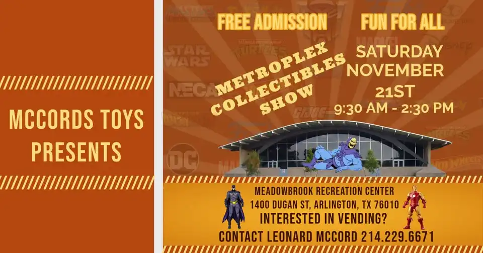 Metroplex Collectibles Show (SATURDAY, November 21st)