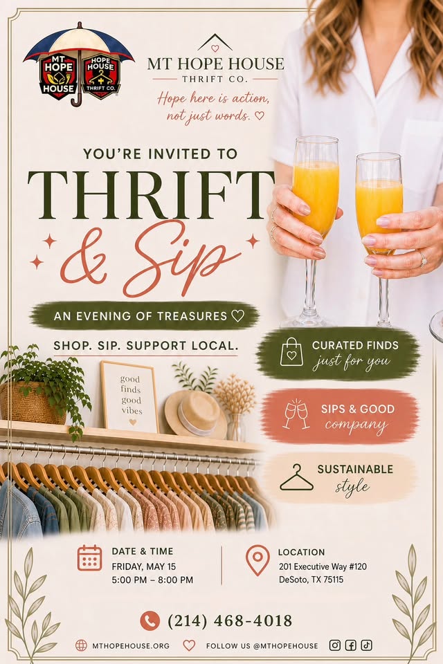 Thrift & Sip: An Evening of Treasures