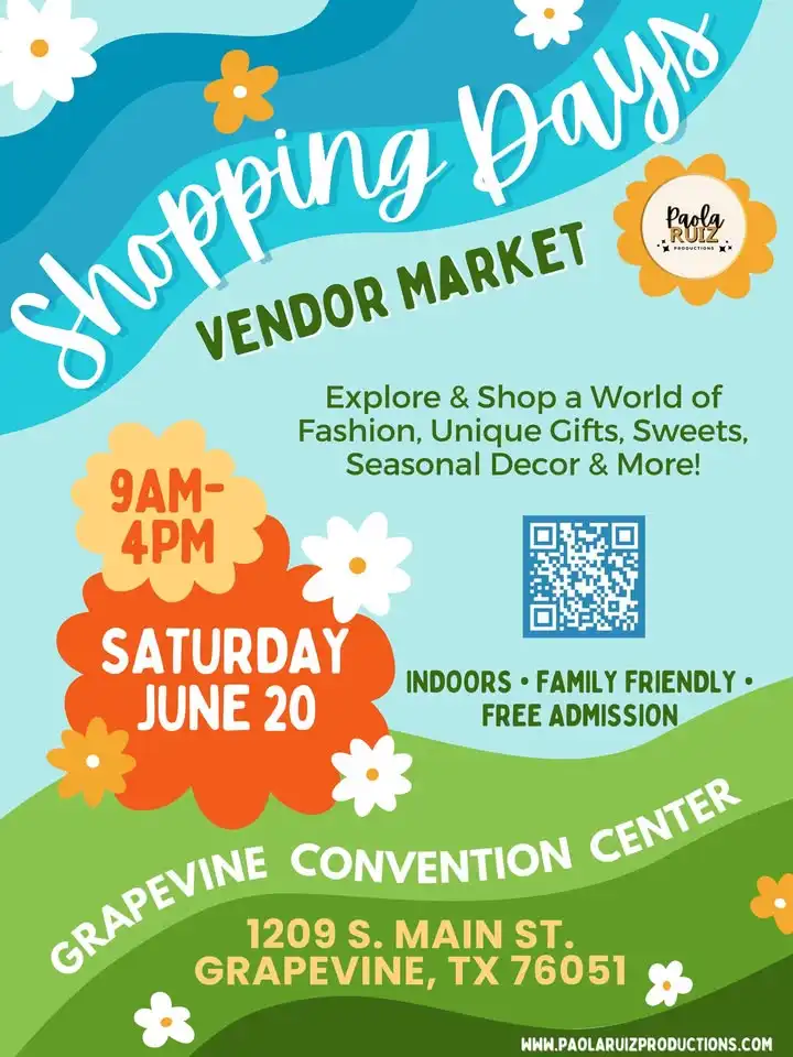 Shopping Days Vendor Market - Summer Edition