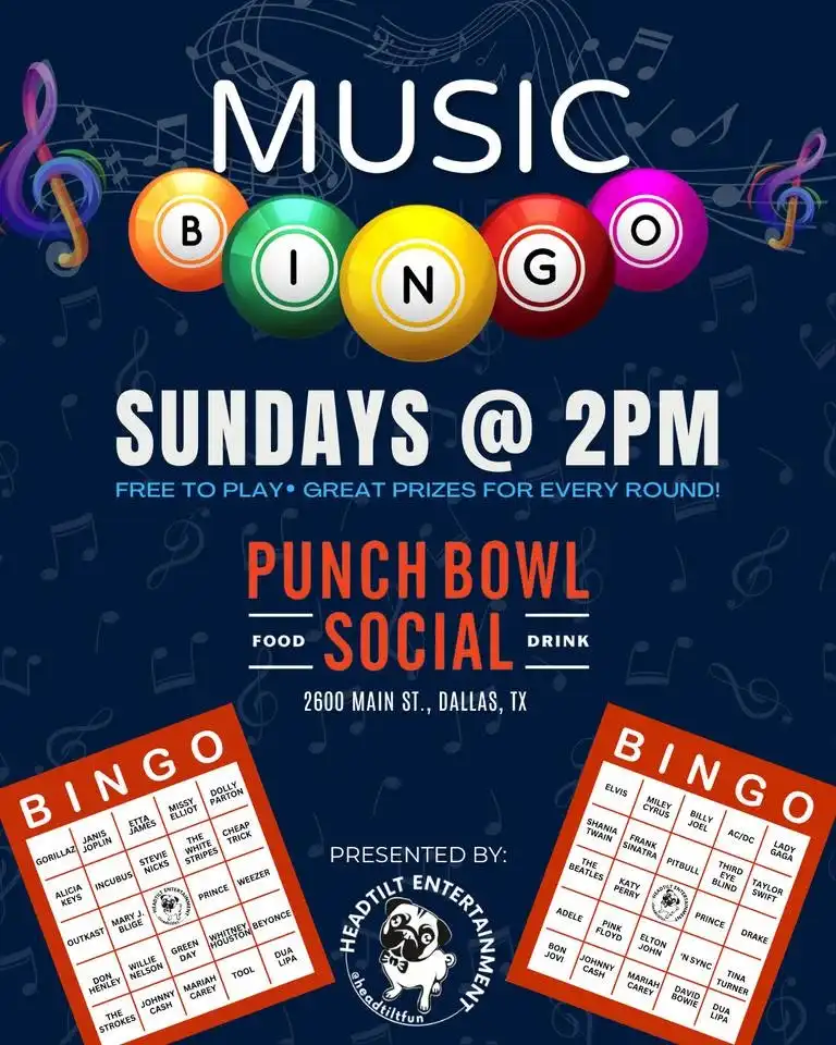 Music Bingo at Punch Bowl Social