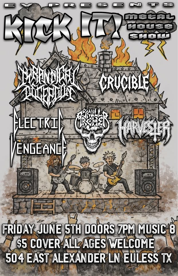 KICK IT! Metal House Show at Keith's Place!