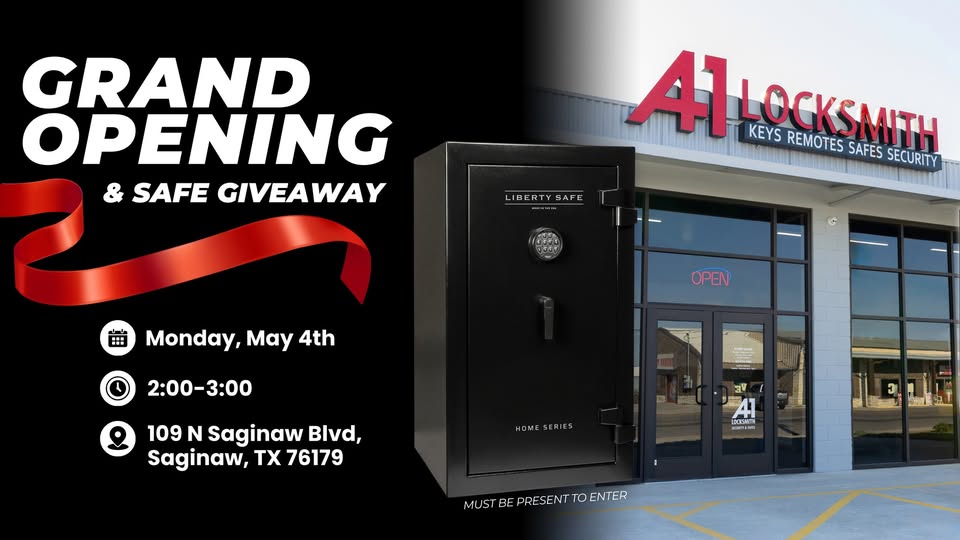 Ribbon Cutting - A1 Locksmith