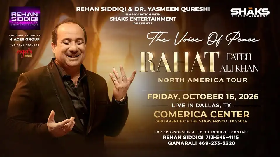 Rahat Fateh Ali Khan North American Tour