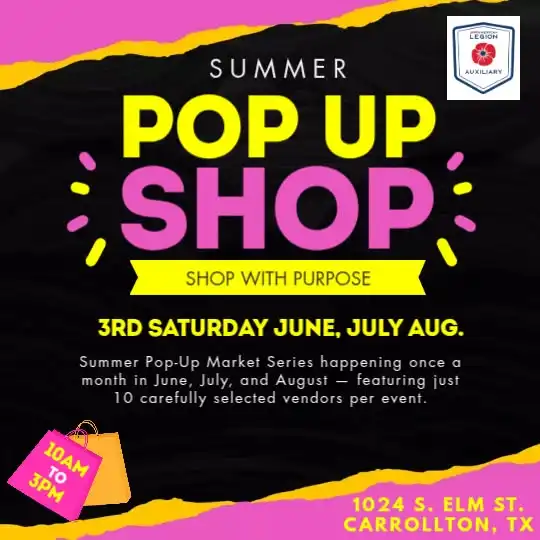 Summer Pop-Up Market at Post 597 | Curated • Indoor • Limited Vendors