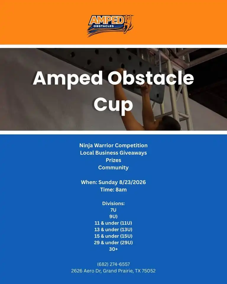 Amped Obstacles Cup - Ninja Warrior Competition