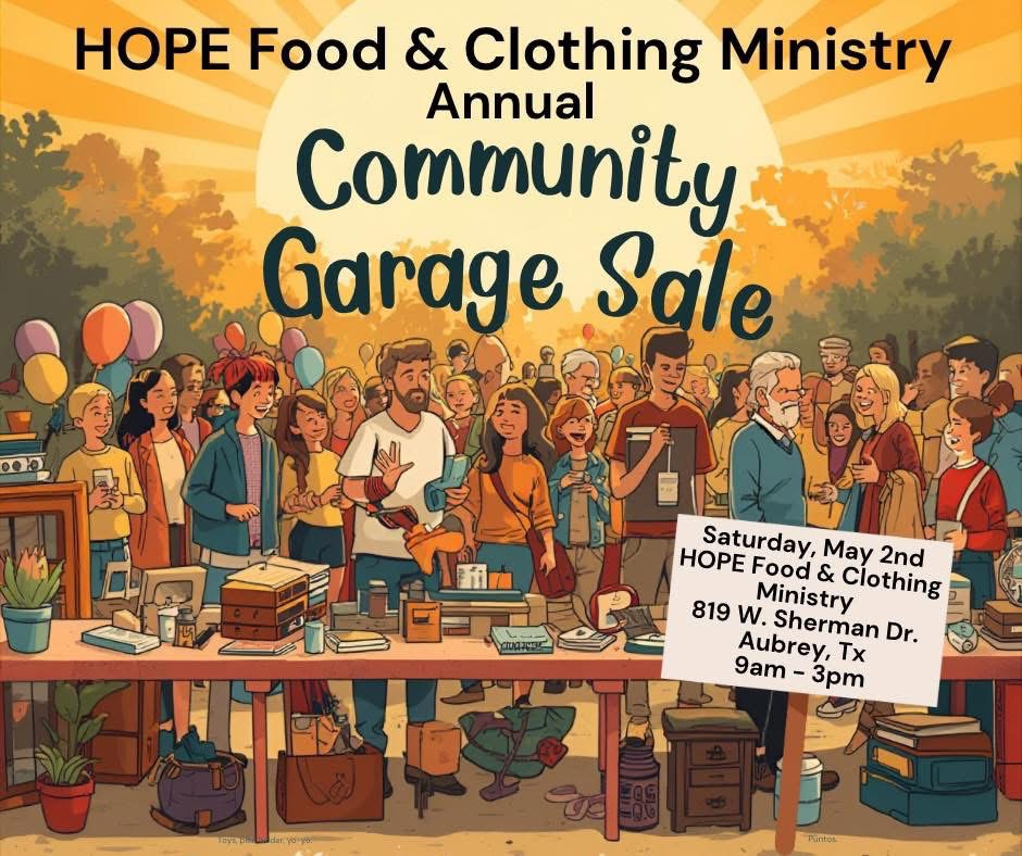 HOPE Community Garage Sale