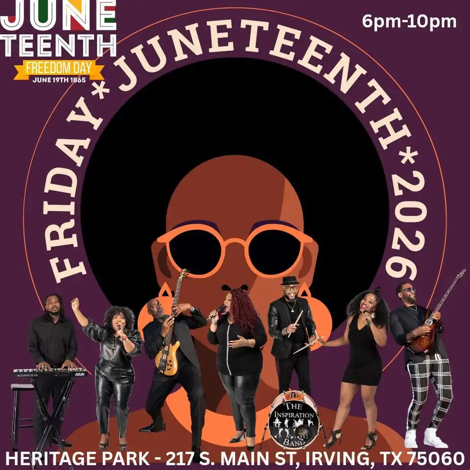 JUNETEENTH!! - Live from HERITAGE PARK, IRVING TX