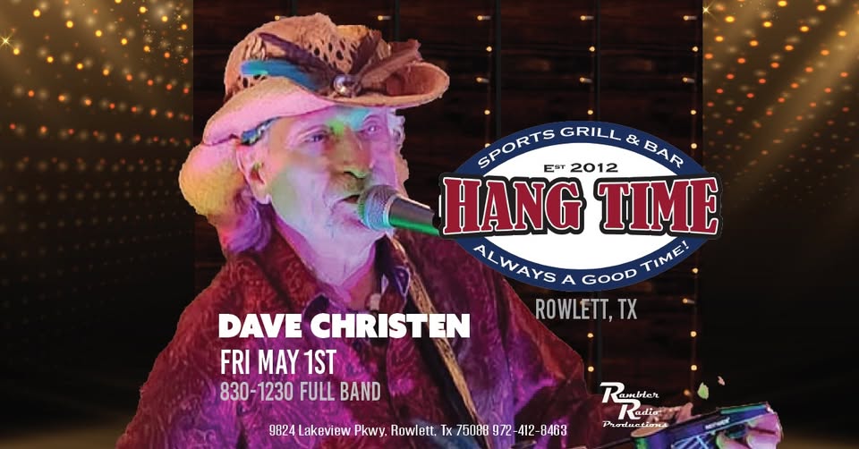 Dave Christen FULL BAND @ Hang Time