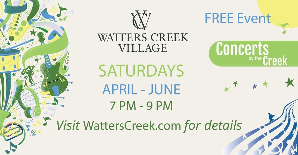 Concerts by the Creek - Spring Series