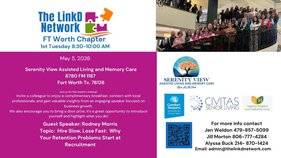 Fort Worth-The LinkD Network Meetup-May 2026
