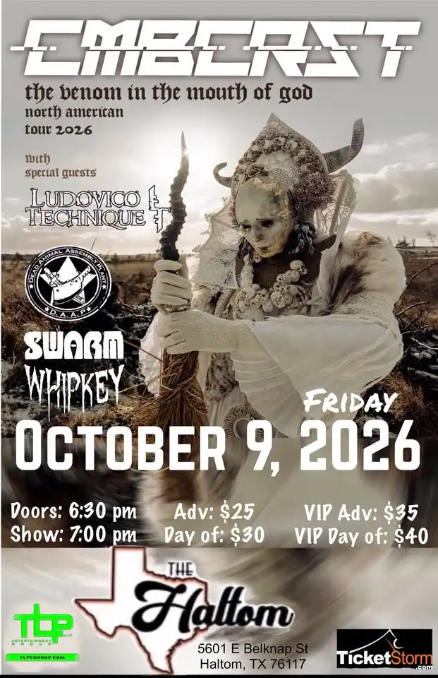 The Venom in the mouth of God Tour 2026 II Haltom Theater II Haltom City TX