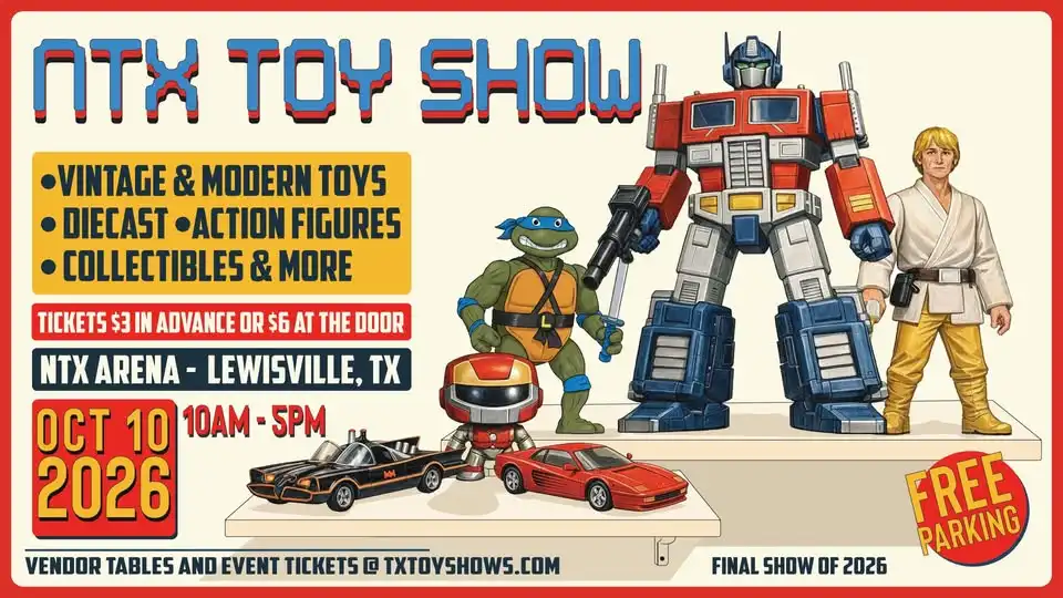 NTX Toy Show - October 2026 in Lewisville