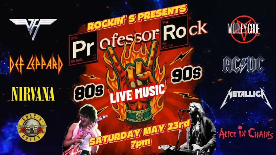 80s VS 90s ROCK SHOW | ROCKIN' S - GRAND PRARIE | PROFESSOR ROCK BAND