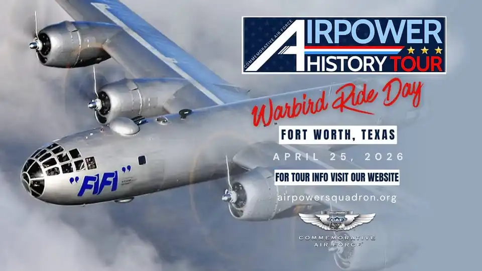 Warbird Ride Day in Fort Worth - AirPower History Tour