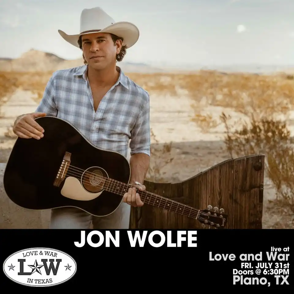 JON WOLFE LIVE @ LOVE AND WAR - PLANO, TX