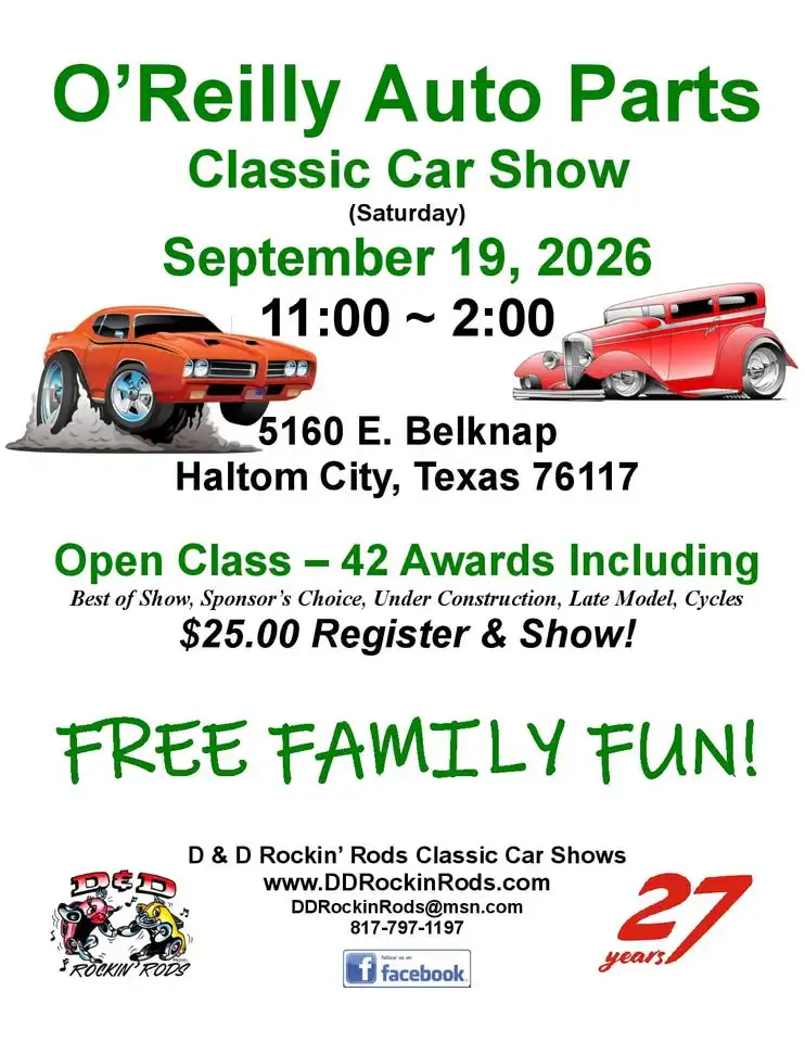 O’Reilly Auto Parts Classic Car Show