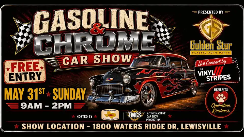 Gasoline & Chrome Car Show