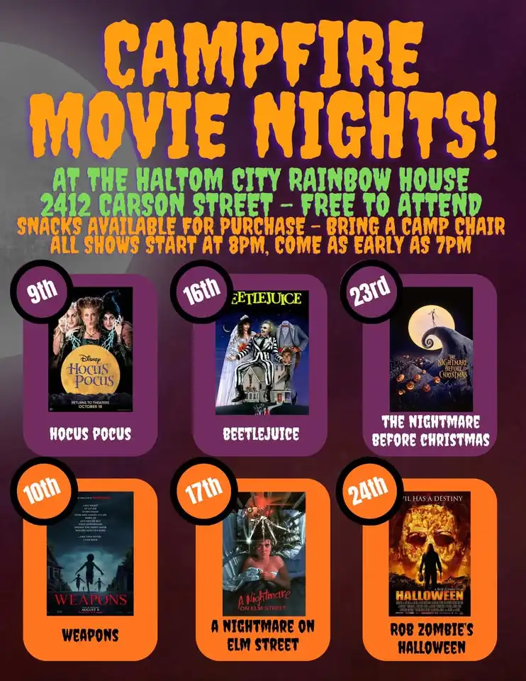 FREE Campfire & Halloween Movie Nights!