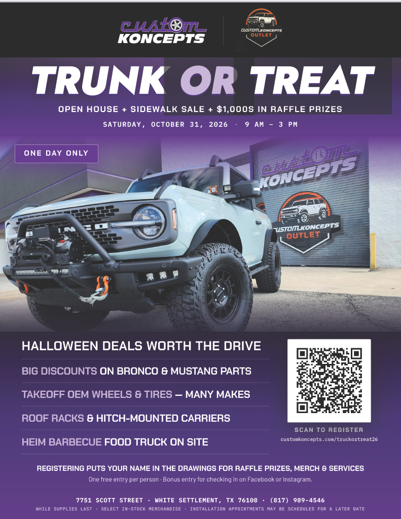 Trunk or Treat at Custom Koncepts