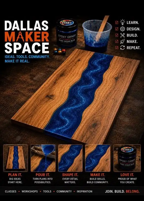 Epoxy Charcuterie Board Workshop - $225