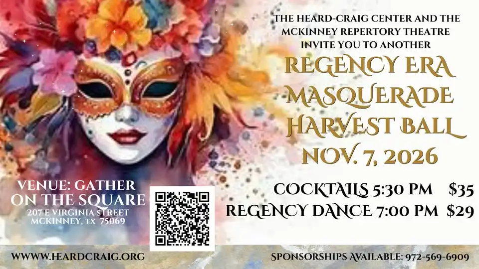 Regency Era Masquerade Harvest Ball in McKinney