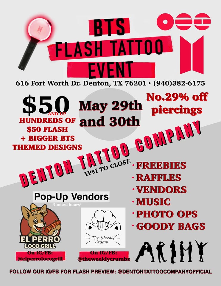 BTS Flash Tattoo Event ‼️💜
