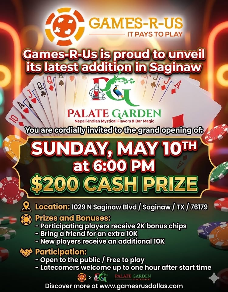 Sunday Free Texas Hold'em: $200 Cash Prize