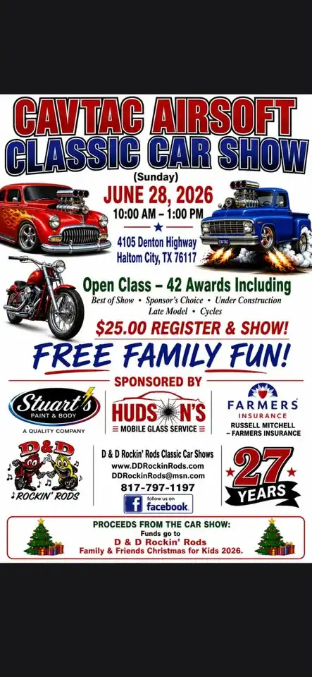 CavTac Airsoft Classic Car Show