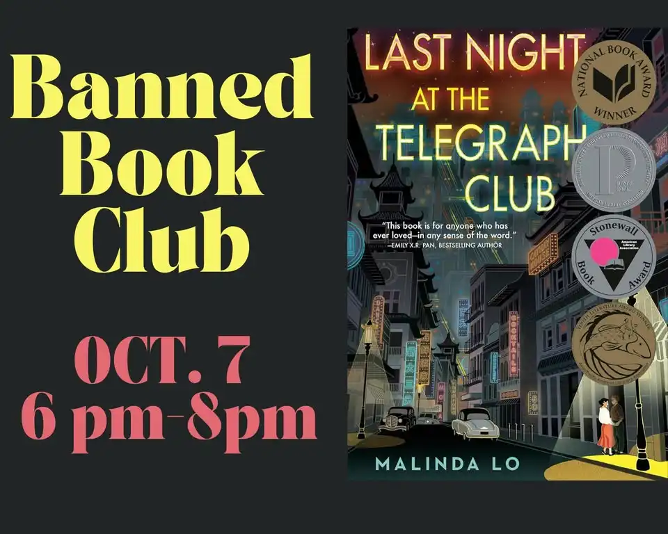 October Banned Books Club: LAST NIGHT AT THE TELEGRAPH CLUB
