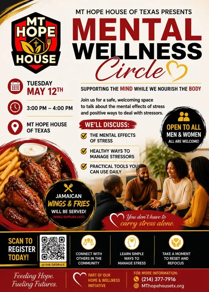 Mental Wellness Circle🫂 Free Food + Friendly Gathering