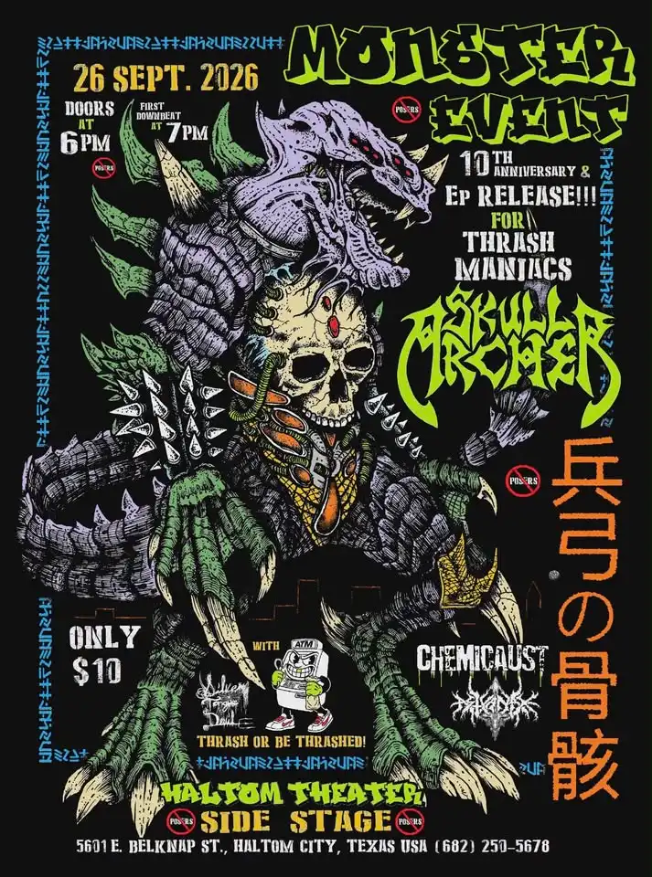 Skull Archer 10 Year Anniversary and EP Release show