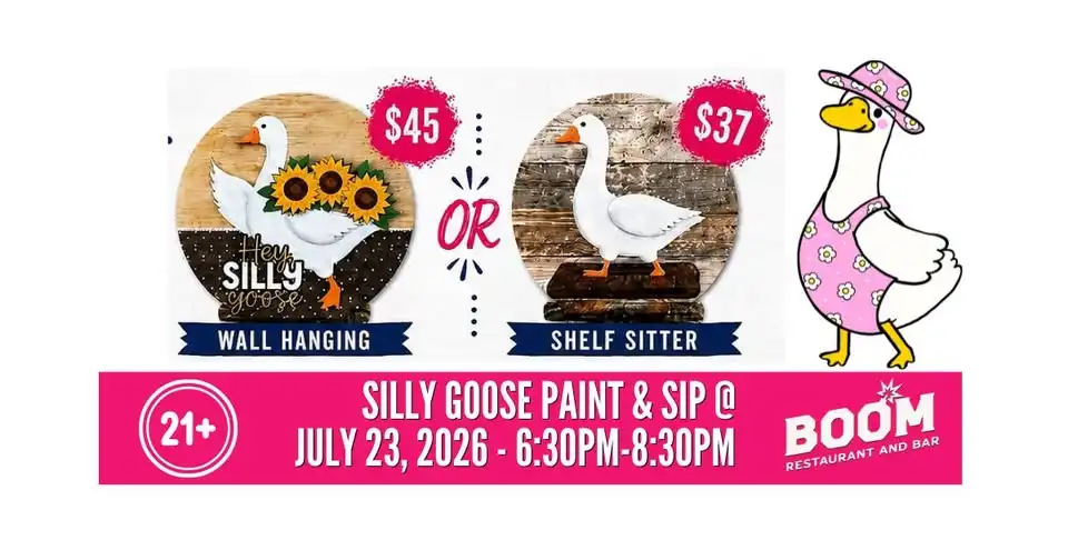 Silly Goose Paint and Sip