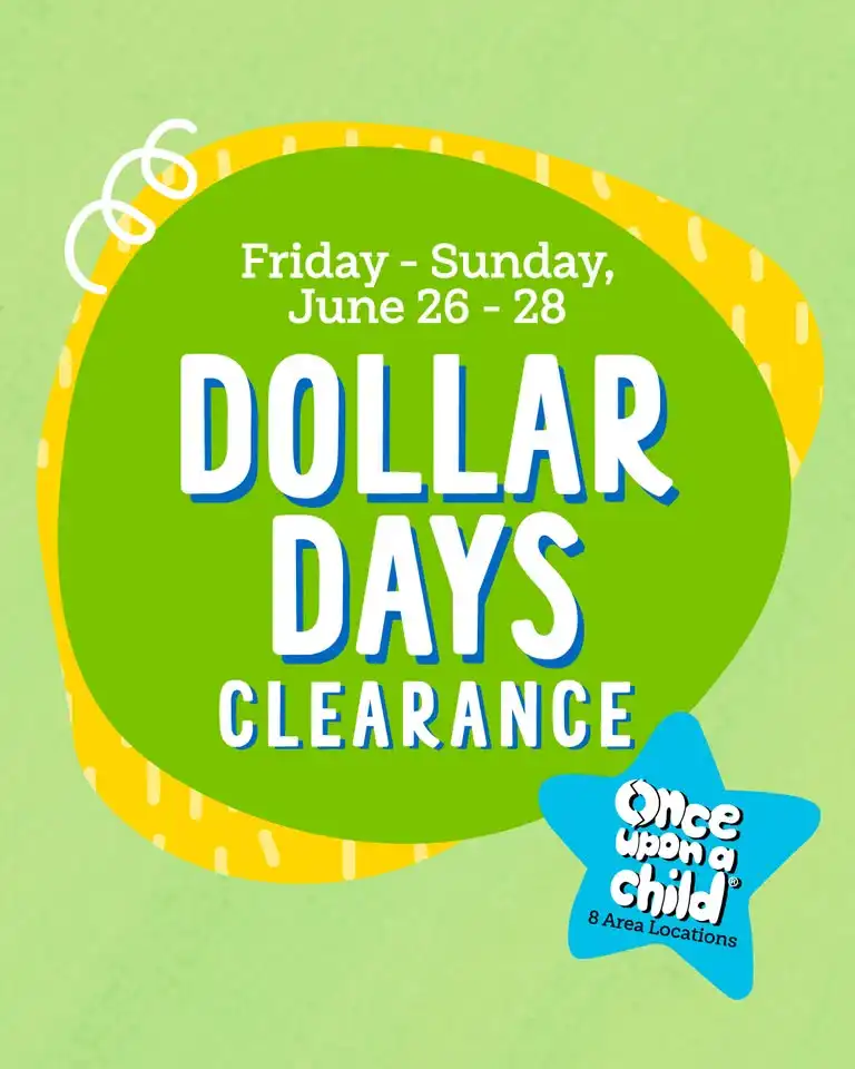 Dollar Days at Once Upon a Child Denton!