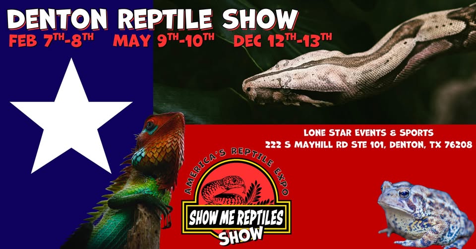 Denton Reptile Expo (Show Me Reptile Shows)