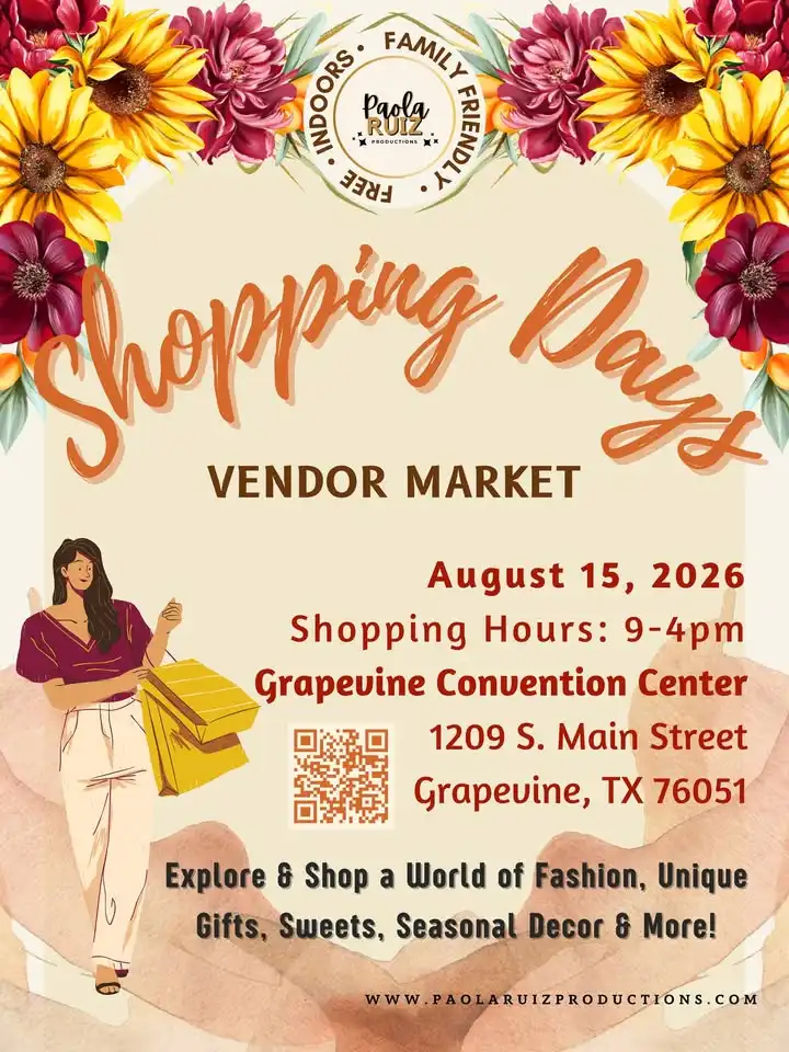 Shopping Days Vendor Market - Fall Edition