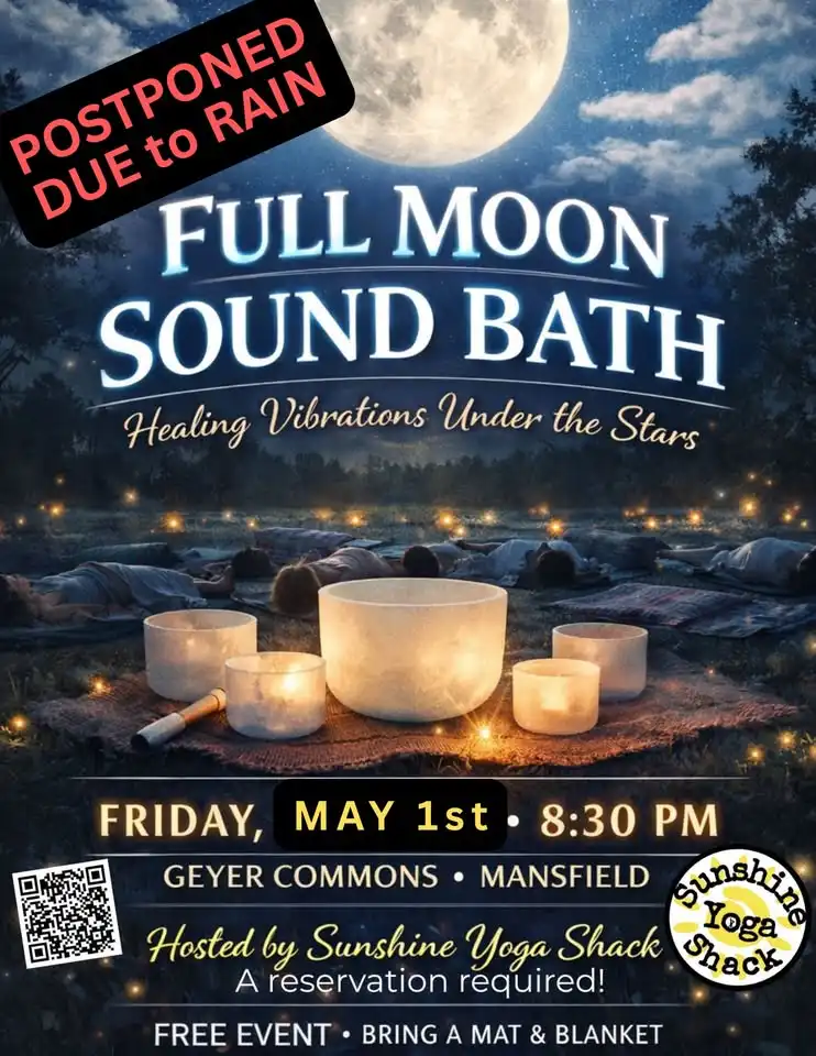 FREE Full Moon Sound Bath at Geyer Commons
