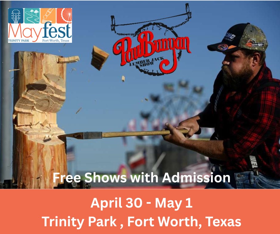 PAUL BUNYAN LUMBERJACK SHOW at Mayfest 2026