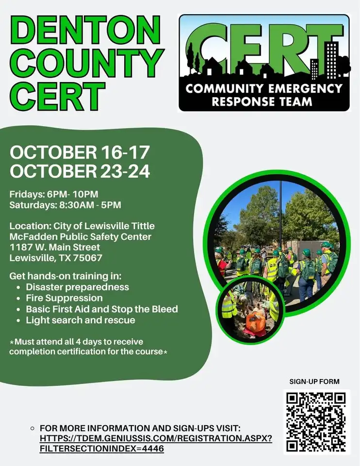 Become a CERT Volunteer: Free Basic Training Course