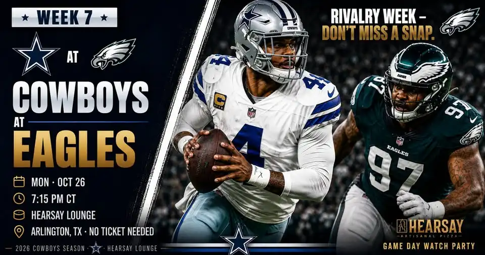 COWBOYS VS EAGLES WATCH PARTY