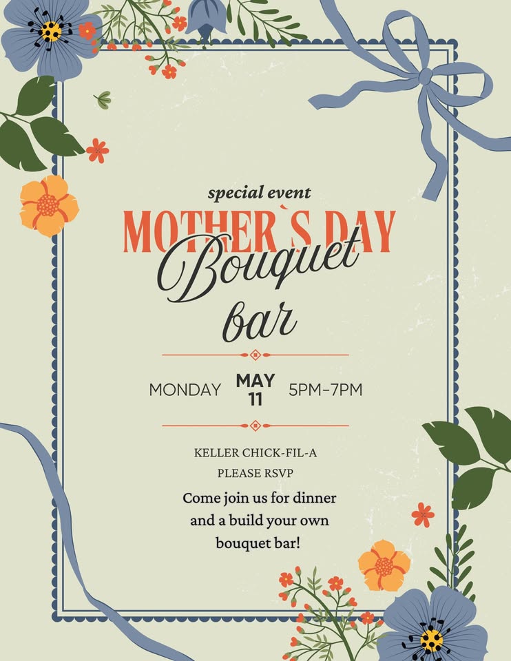 Mother’s Day bouquet bar
